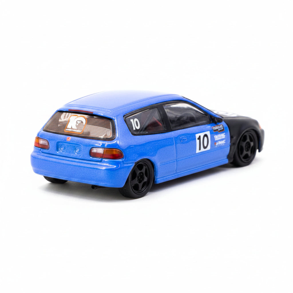 TARMAC 1/64 10 ANIVERSARIO BOXSET HONDA CIVIC EG6-RWB 993-AUDI R8-VERTEX SILVIA S15-NISSAN SKYLINE R32