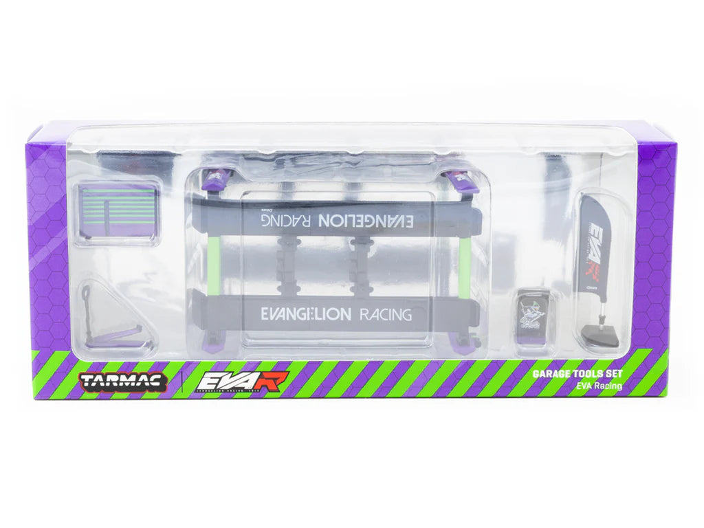 Tarmac Works 1/64 EVA Racing Garage Tools Set - PARTS64
