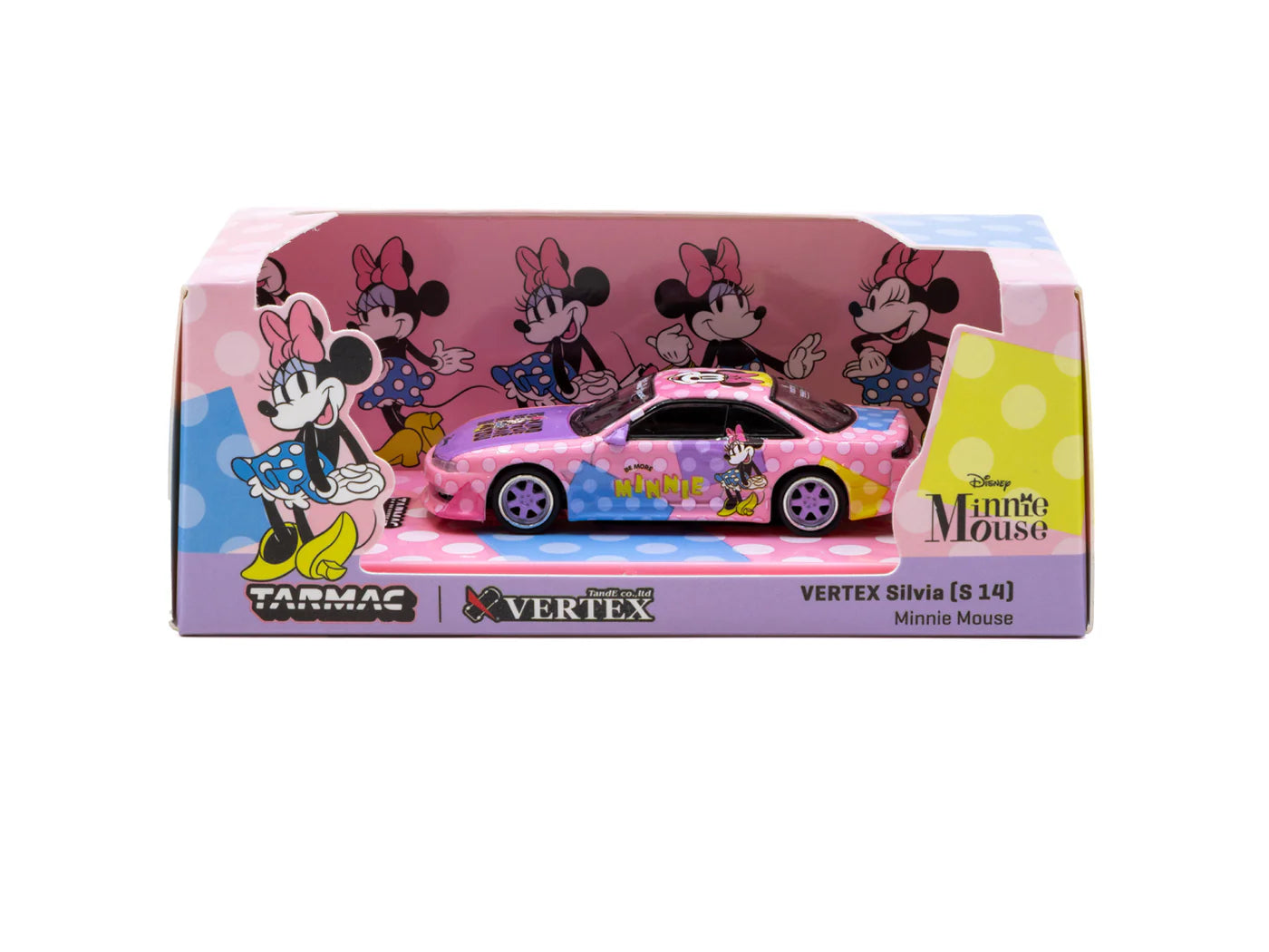 TARMAC 1/64 VERTEX SILVIA S14 MINNIE MOUSE