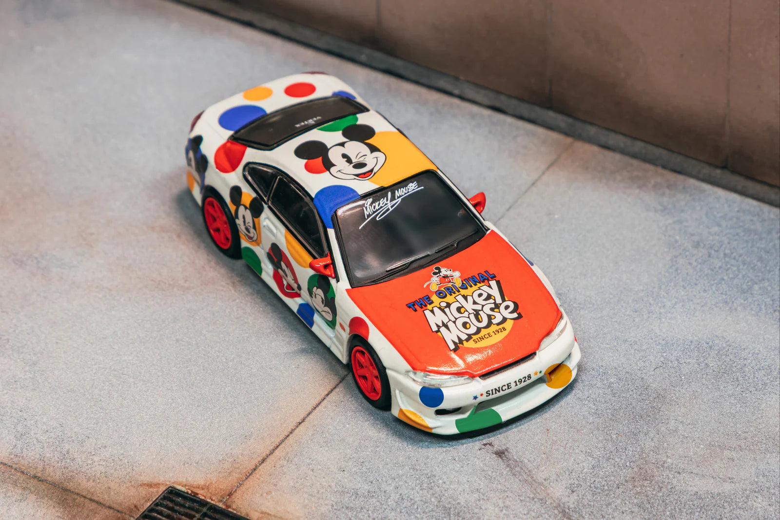 TARMAC 1/64 VERTEX SILVIA S15 MICKEY MOUSE