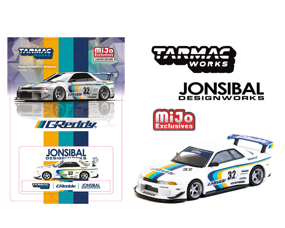 PREVENTA|||Tarmac Works 1:64 Nissan Skyline GT-R (R32) Widebody