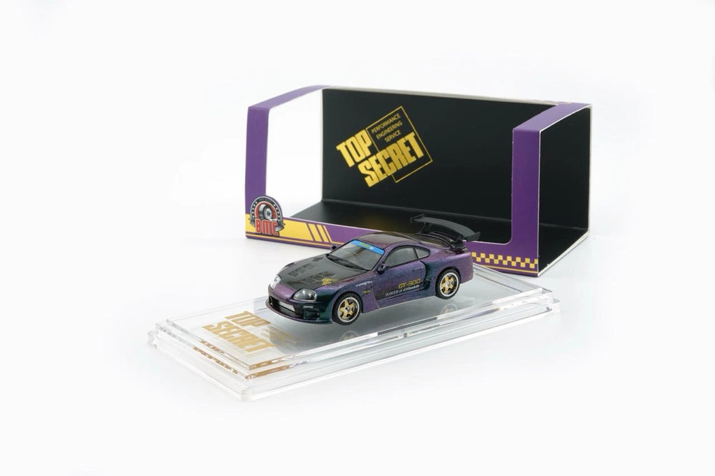 BMC 1:64 Toyota Supra (JZA80) Top Secret - Chameleon Purple - BM Creations Exclusive