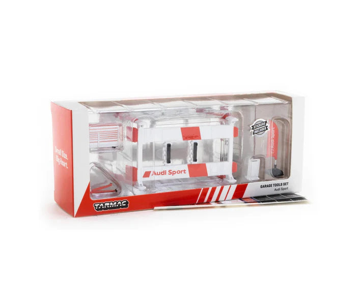 Tarmac Works - Garage Tools Set Audi Sport - Stickers Included - Scale 1/64