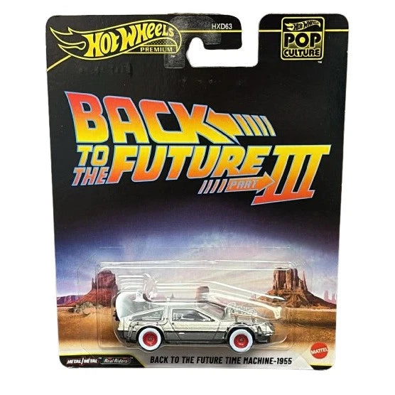 HOTWHEELS BACK TO THE FUTURE TIME MACHINE - 1955