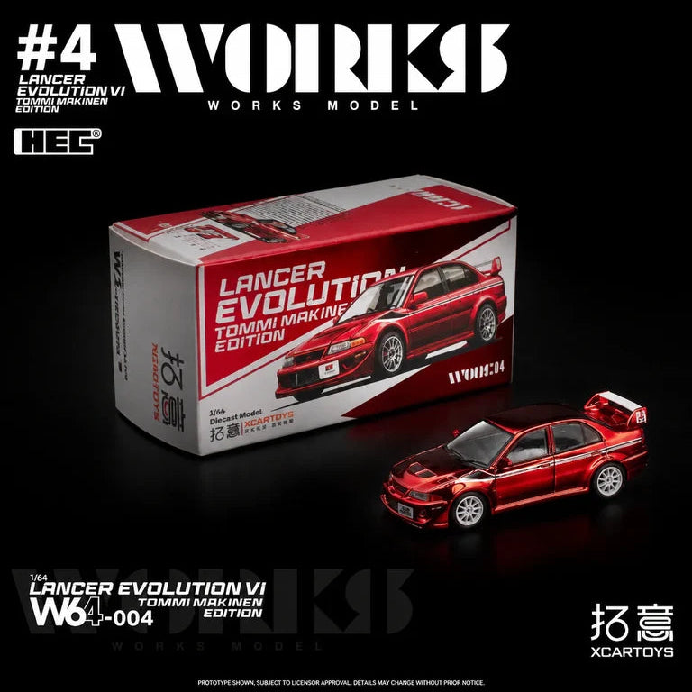 WORKS MODEL 1/64 MITSUBISHI LANCER EVOLUTION 6.5 EVENTO HEC 2026
