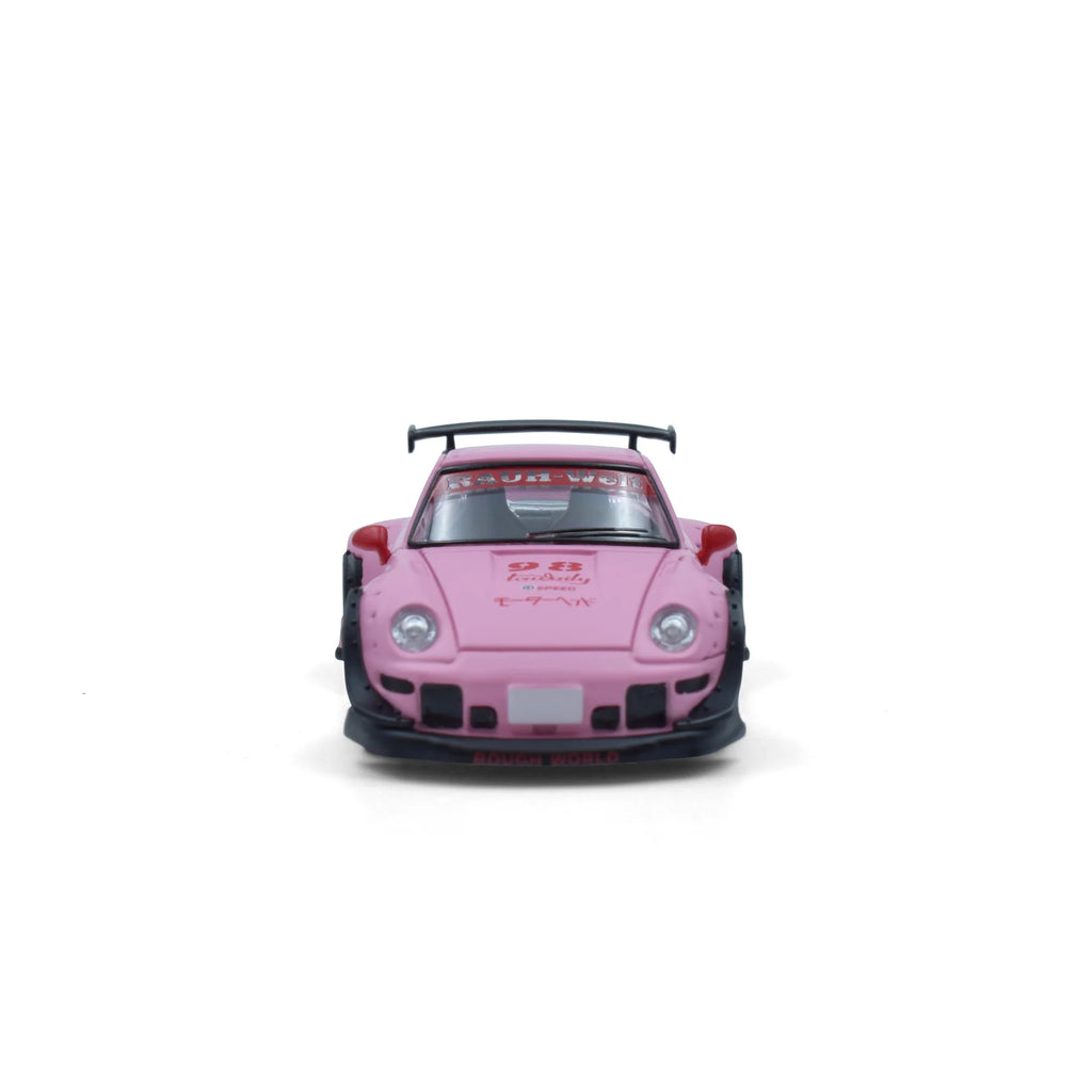 Model Model 1:64 Porsche RWB 993 Hooters Matte Pink 98