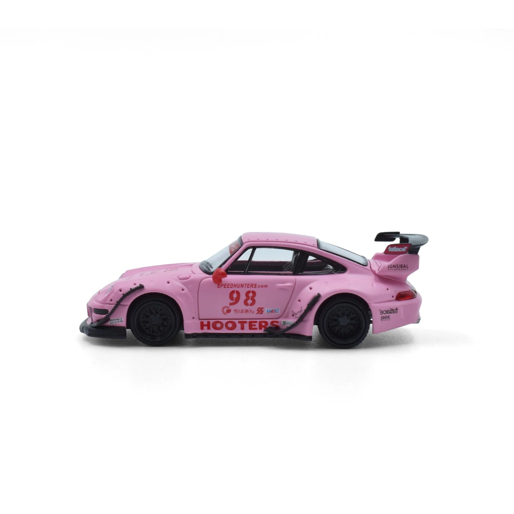 Model Model 1:64 Porsche RWB 993 Hooters Matte Pink 98