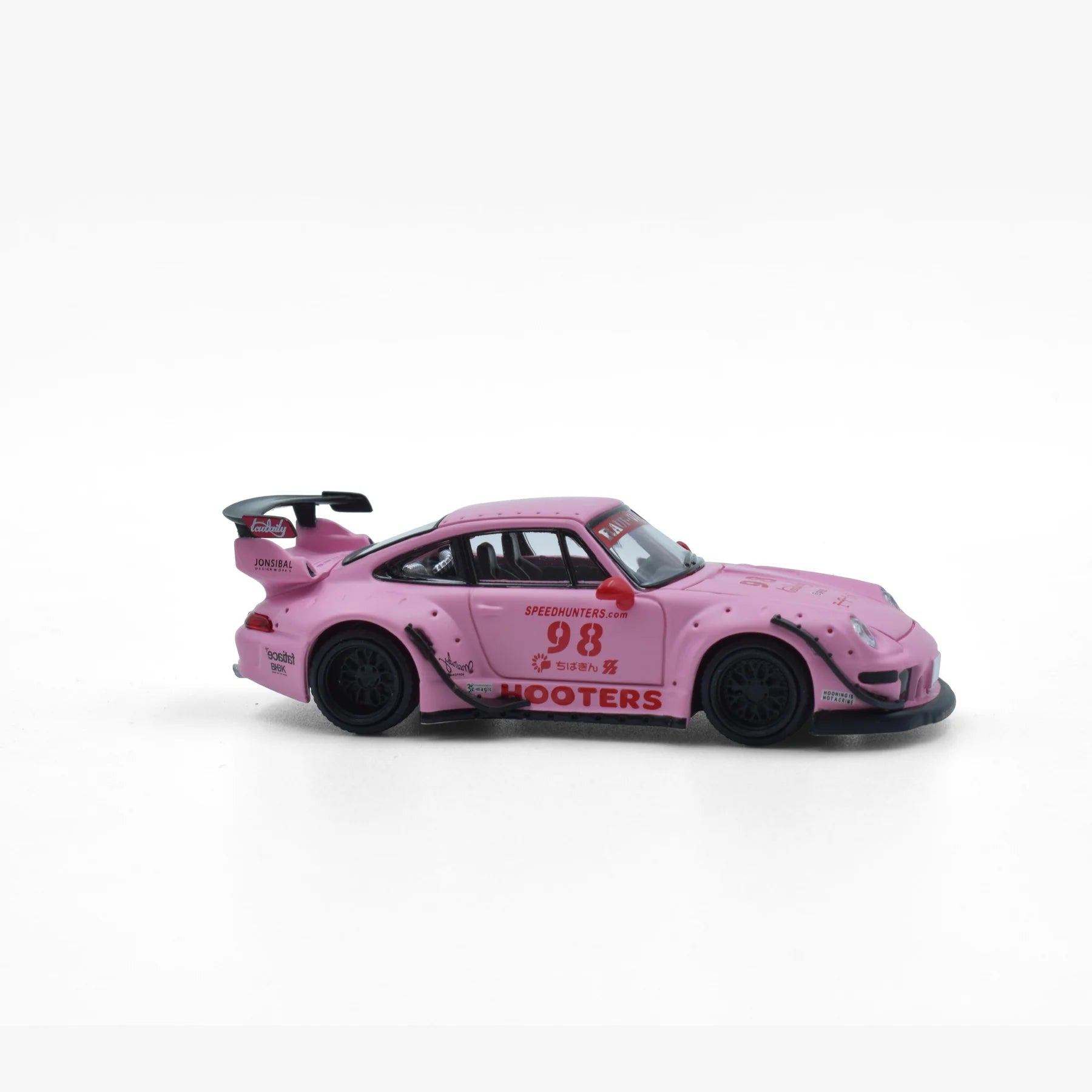 Model Model 1:64 Porsche RWB 993 Hooters Matte Pink 98