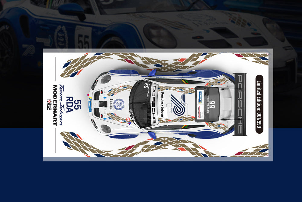 MODERNART 1/64 PORSCHE 911 GT3 CUP JEBSEN #55