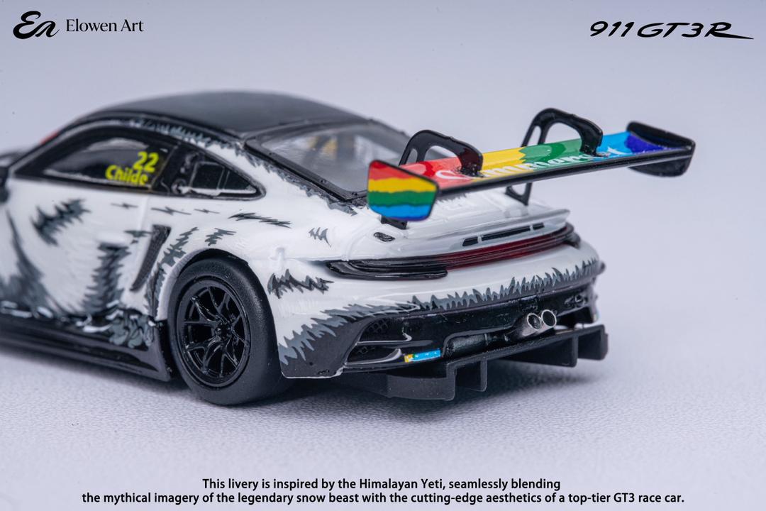 ELOWEN ART 1/64 PORSCHE 911 GT3 HIMALAYA YETI