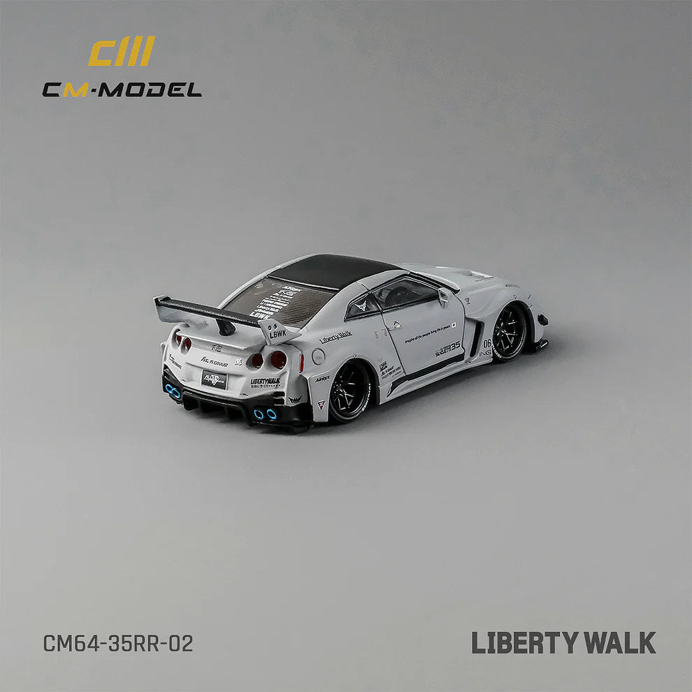 CM Model 1/64 Nissan GT-R R35, Super Silhouette 35GT-RR grey matte