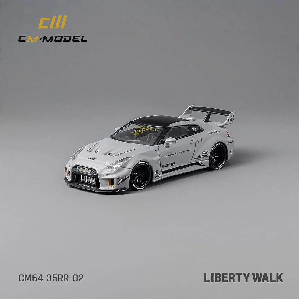 CM Model 1/64 Nissan GT-R R35, Super Silhouette 35GT-RR grey matte