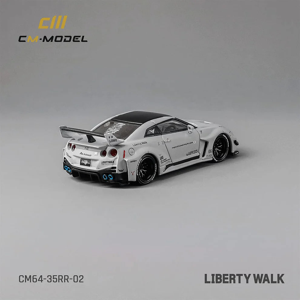 CM Model 1/64 Nissan GT-R R35, Super Silhouette 35GT-RR grey matte