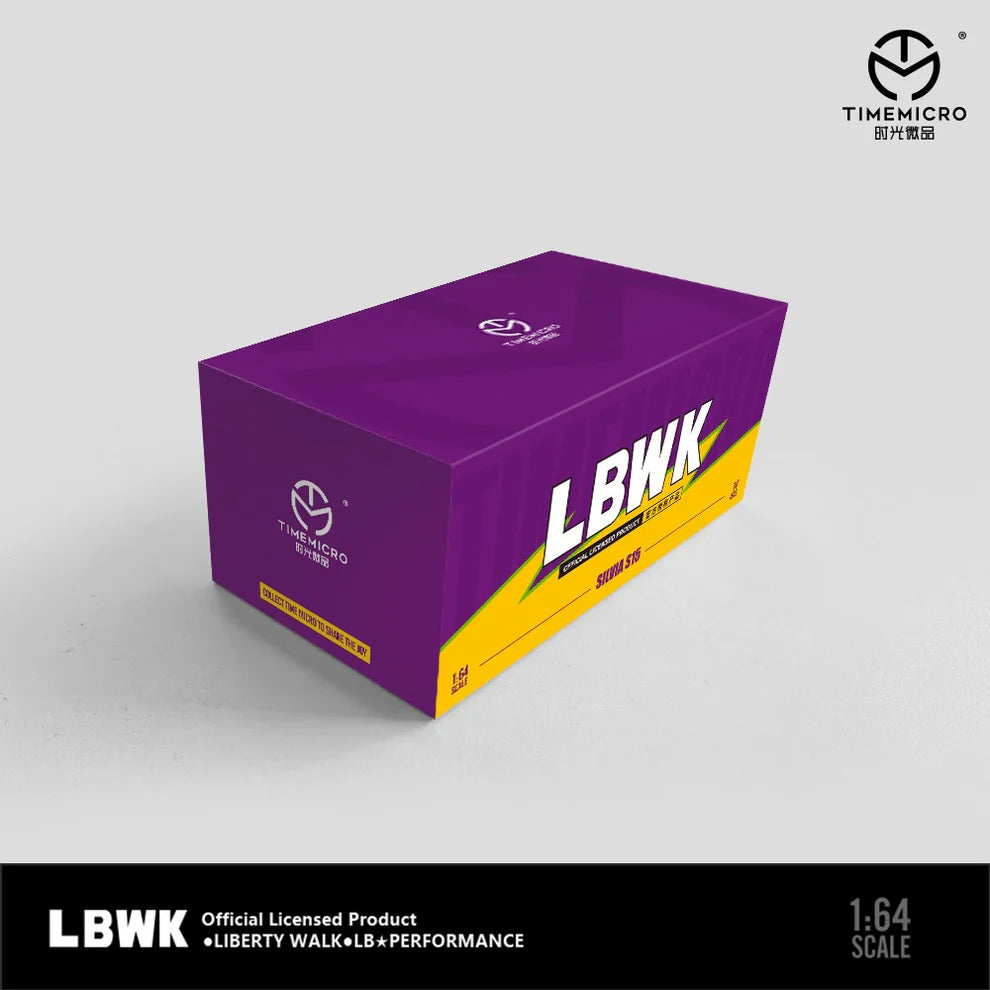 1/64 - Nissan LBWK S15 Purple Lightning - Time Micro