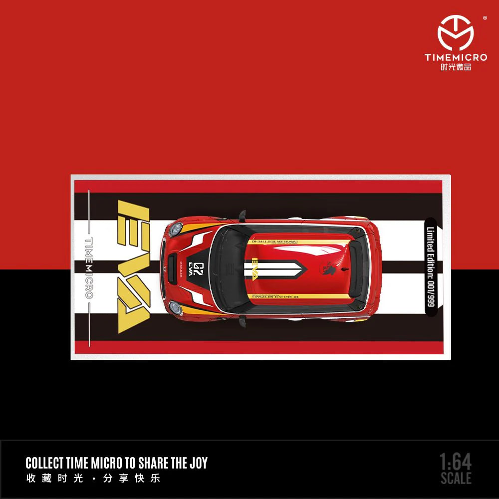 Time Micro 1:64 MINI COOPER EVA ROJO