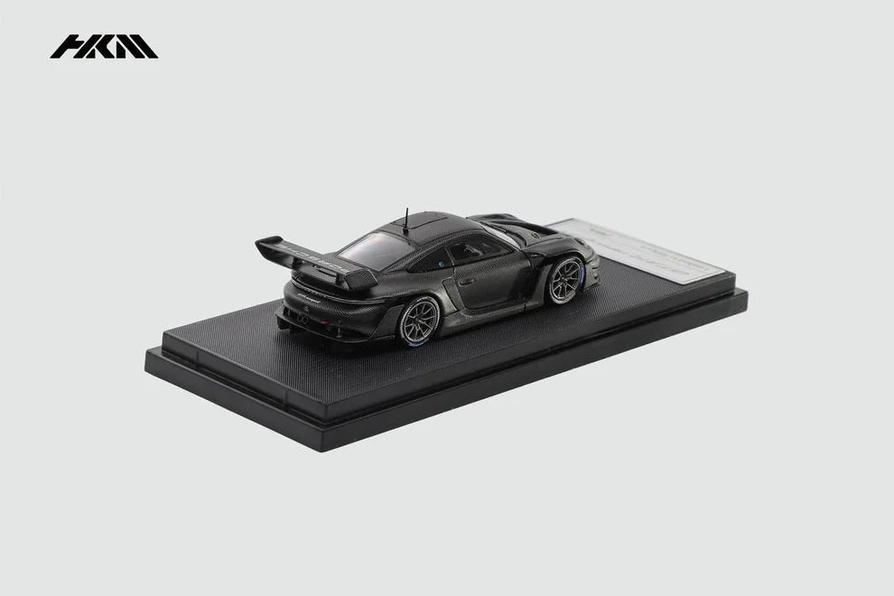 HKM 1:64 Porsche 911 (992) GT3 R Rennsport black full carbon