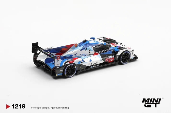 MINI GT 1/64 #1219 BMW HYBRID V8 HYPERCAR #15 2024 LE MANS 24 HRS VERSION EN CAJA