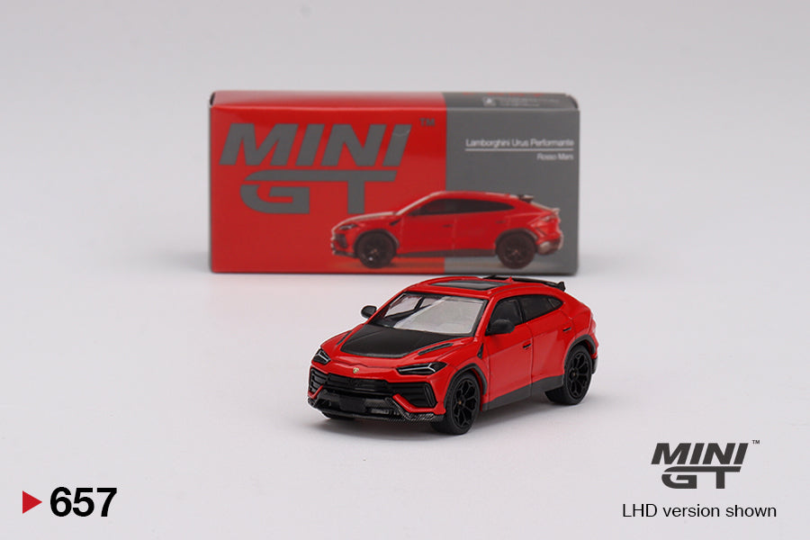 Mini GT 1:64 Lamborghini Urus Performante – Rosso Mars – Exclusivos de MiJo Blister