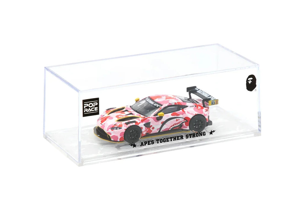 POP RACE X BAPE 1/64 - Aston Martin GT3 Pink