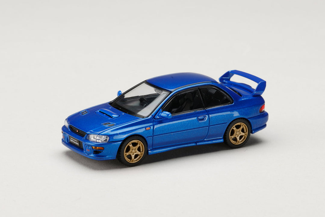 HOBBY JAPAN 1/64 SUBARU IMPREZA WRX TYPE R STI VERSION V AZUL