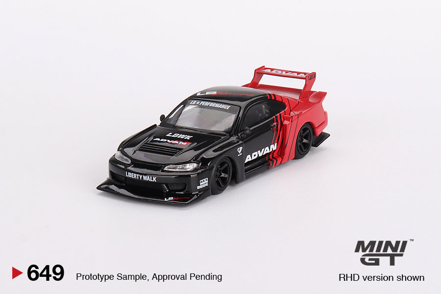 Mini GT 1:64 Nissan LB-Super Silhouette S15 SILVIA ADVAN – Exclusivas Mijo Blister
