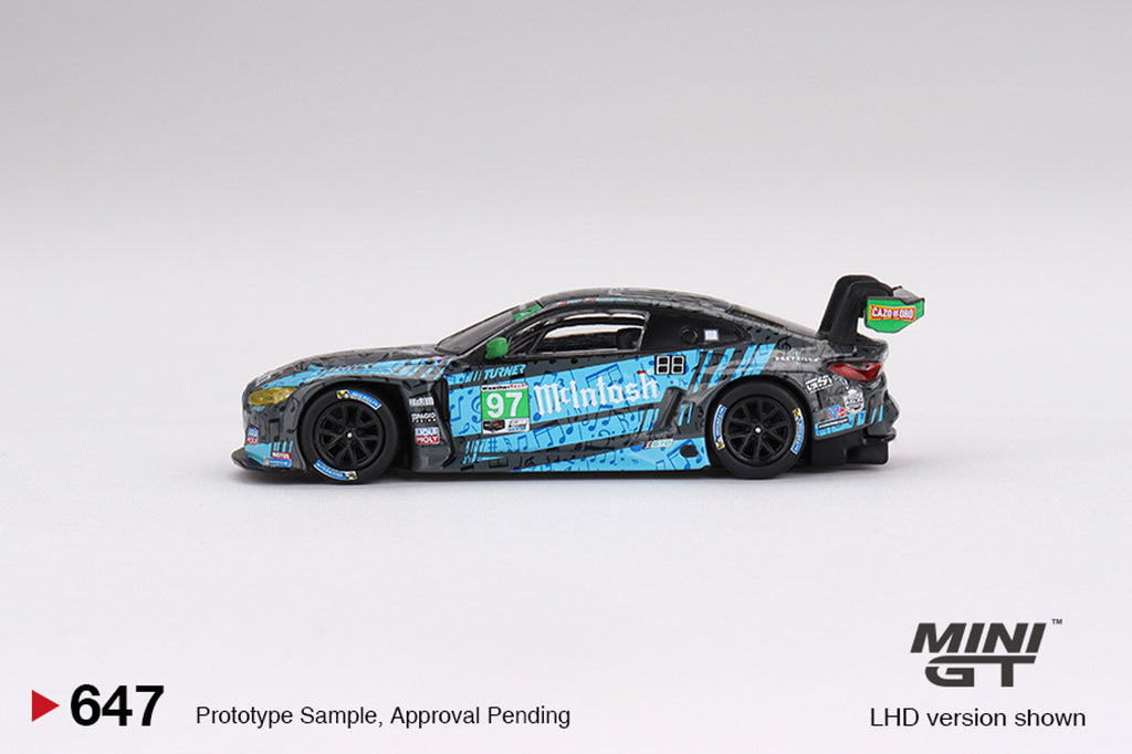BMW M4 GT3 #97 Turner Motorsport  IMSA 2023  Laguna Seca GTD 2nd Place en caja