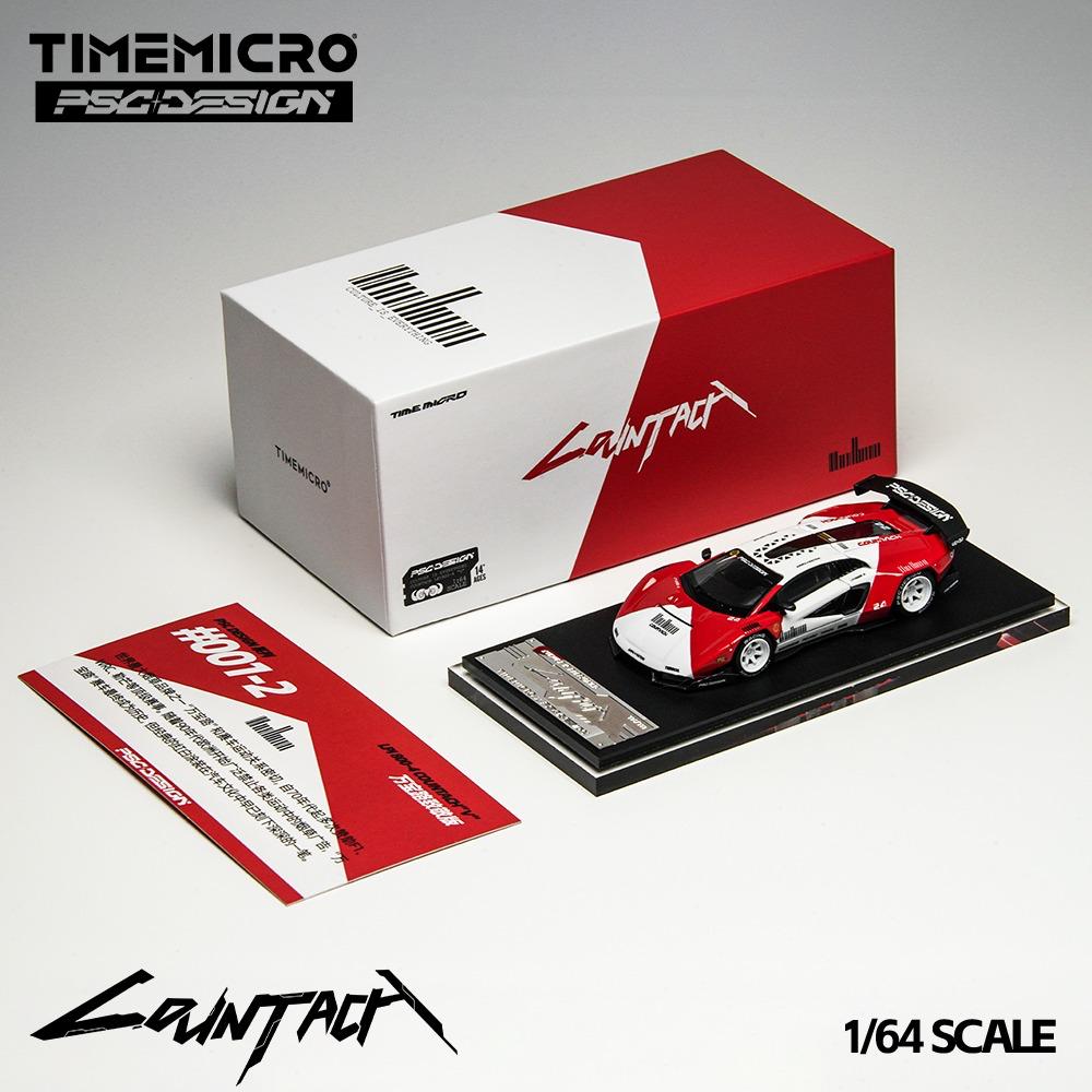 Time Micro x PSC DESIGN 1:64 Countach "V" Marlboro Livery