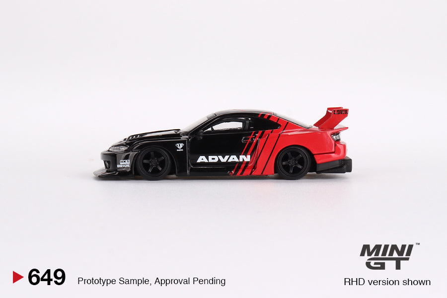 Mini GT 1:64 Nissan LB-Super Silhouette S15 SILVIA ADVAN – Exclusivas Mijo Blister