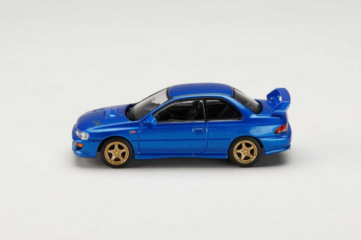 HOBBY JAPAN 1/64 SUBARU IMPREZA WRX TYPE R STI VERSION V AZUL