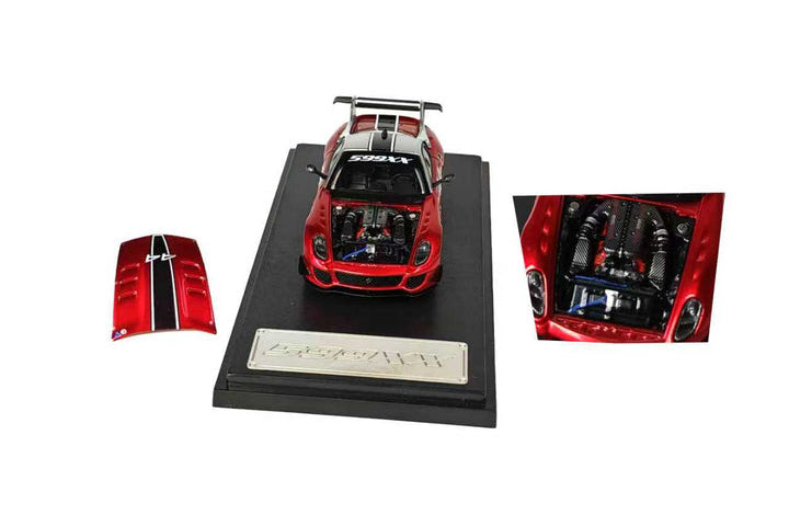RHINO MODEL 1/64 FERRARI 599XX EVO ROJO