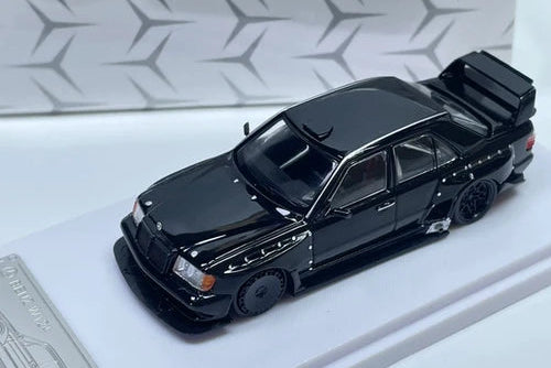 RHINO MODEL 1/64 MERCEDES BENZ W124 NEGRO