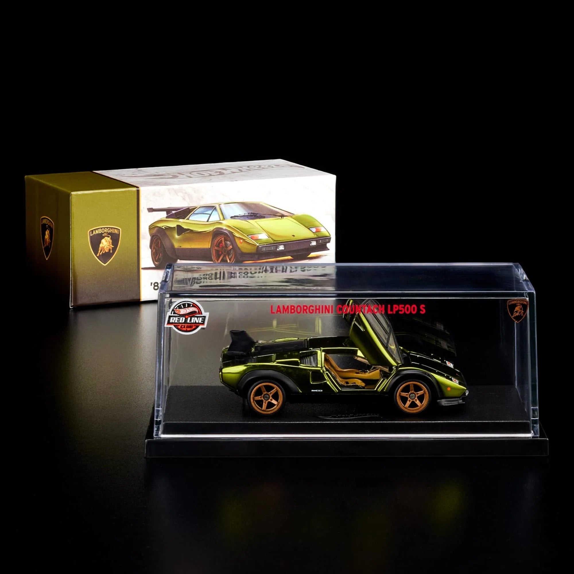 RLC EXCLUSIVE ’82 LAMBORGHINI COUNTACH LP 500 S VERDE Collectible Diecast