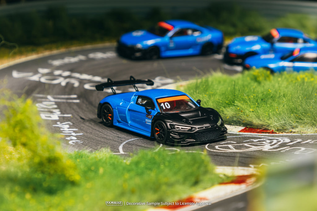 TARMAC 1/64 10 ANIVERSARIO BOXSET HONDA CIVIC EG6-RWB 993-AUDI R8-VERTEX SILVIA S15-NISSAN SKYLINE R32