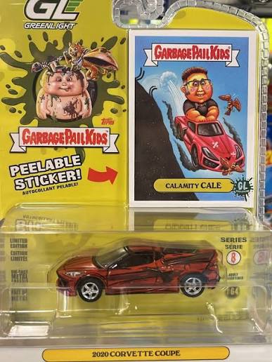 GREENLIGHT 1/64 2020 CORVETTE COUPE GARBAGE PAIL KIDS