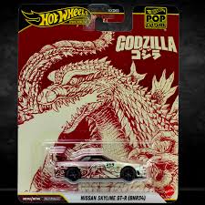 HOTWHEELS Premium Pop Culture Godzilla Nissan Skyline GT-R (BNR34)