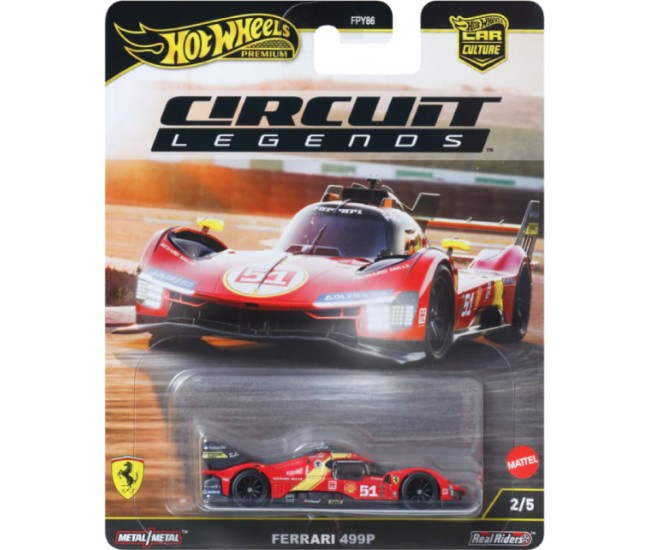 HOTWHEELS PREMIUM FERRARI 499P 1/64 CIRCUIT LEGENDS