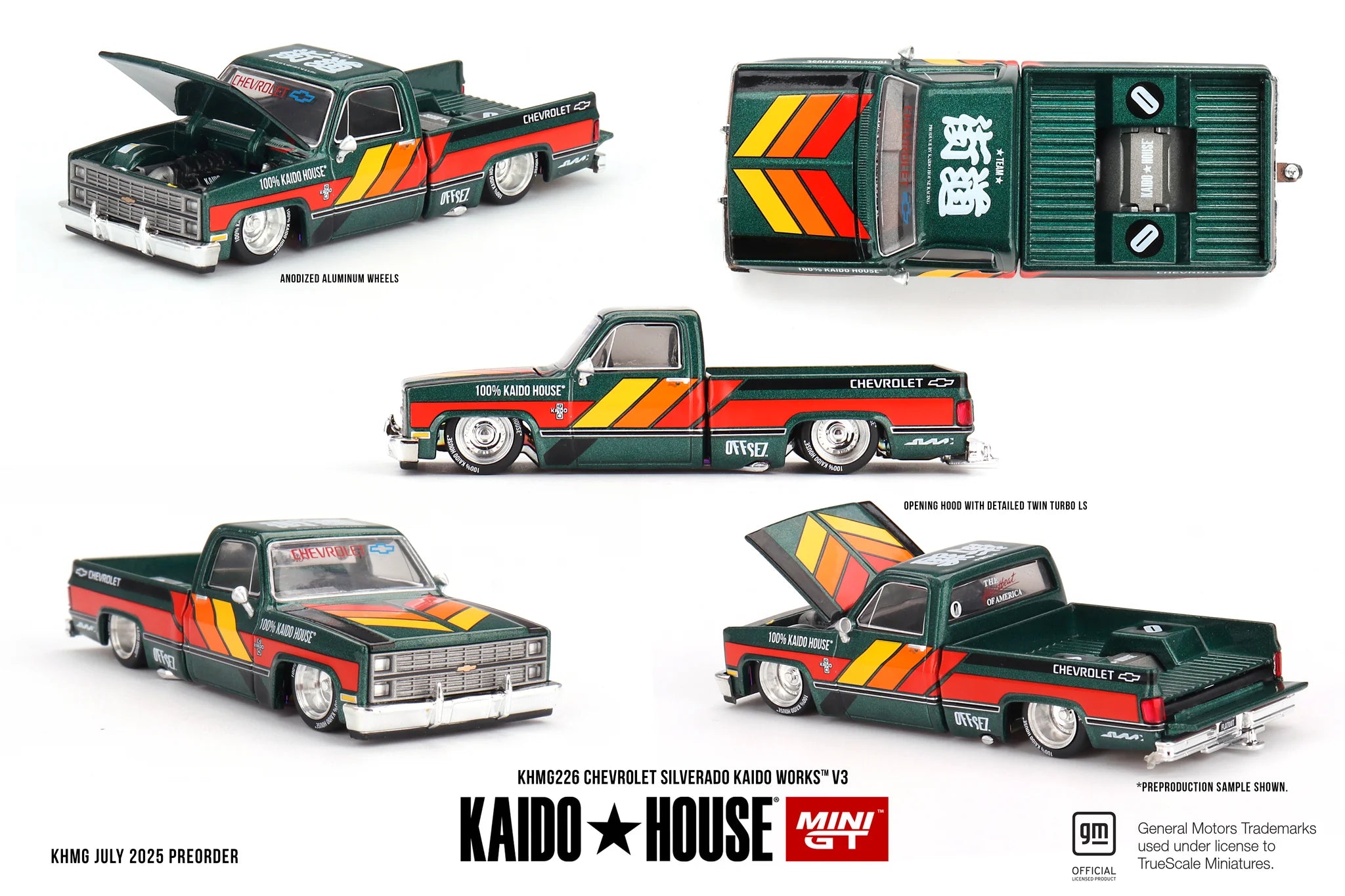 KAIDO HOUSE1/64 CHEVROLET SILVERADO KAIDO WORKS V3