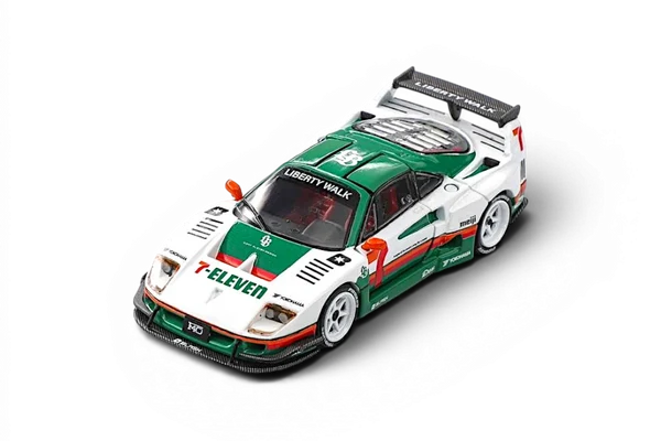 DEMON KING 1/64 FERRARI F40 LBWK 7-ELEVEN