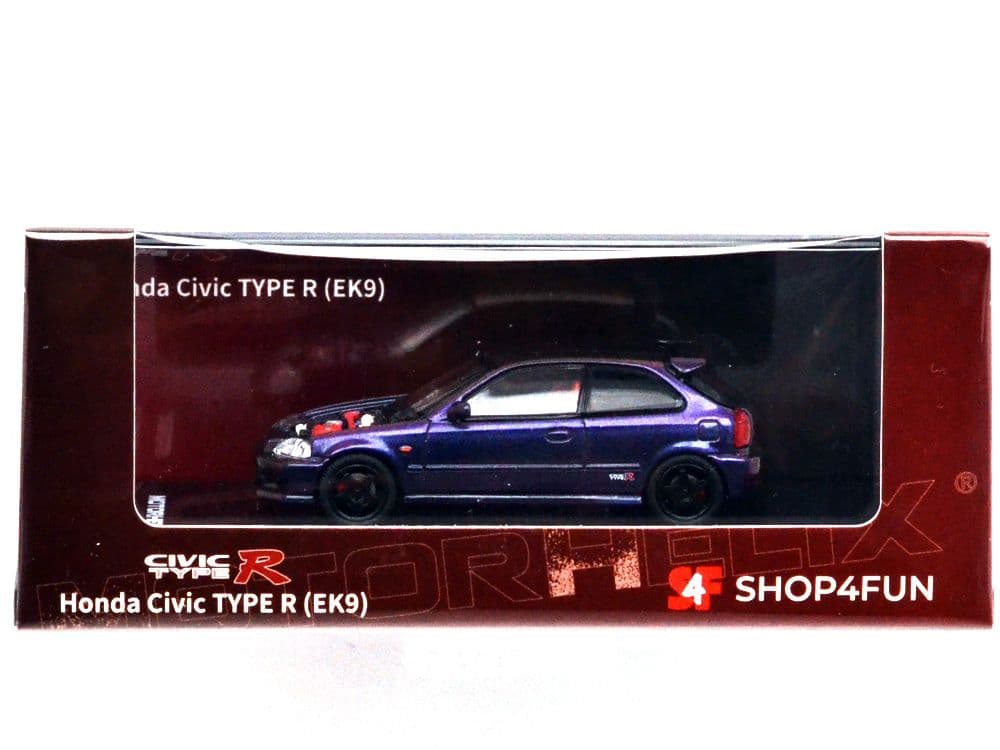 MOTORHELIX 1/64 HONDA CIVIC TYPER R EK9 SHOP4FUN