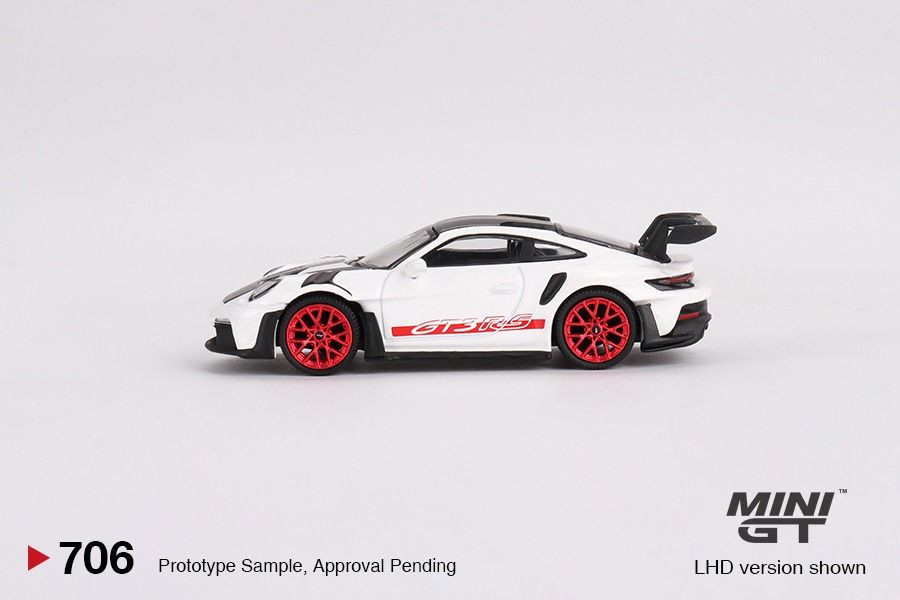 MINI GT 706 Porsche 911 (992) GT3 RS en caja