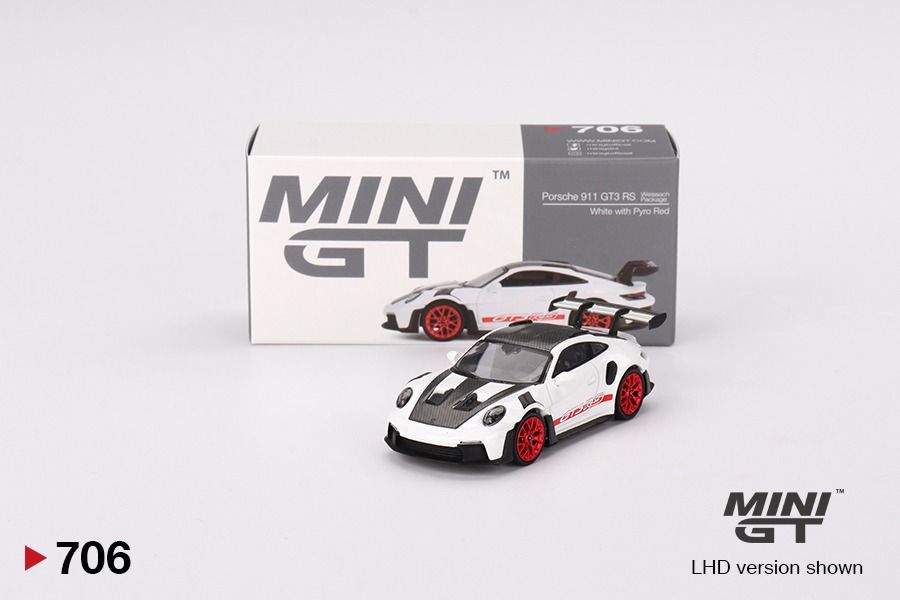 MINI GT 706 Porsche 911 (992) GT3 RS en caja