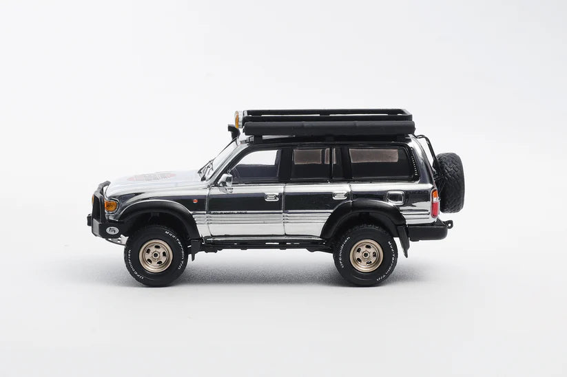 GCD 1/64 TOYOTA LAND CRUISER 80 SILVER CROMO