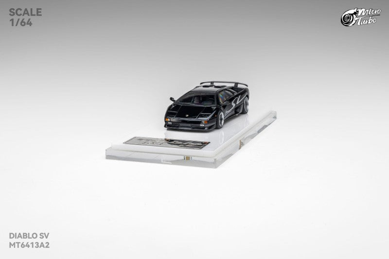 MICRO TURBO 1/64 LAMBORGUINI DIABLO PIANO BLACK