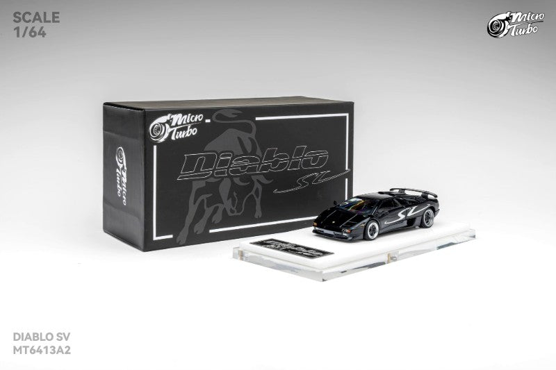MICRO TURBO 1/64 LAMBORGUINI DIABLO PIANO BLACK