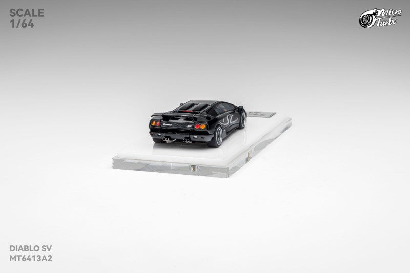 MICRO TURBO 1/64 LAMBORGUINI DIABLO PIANO BLACK