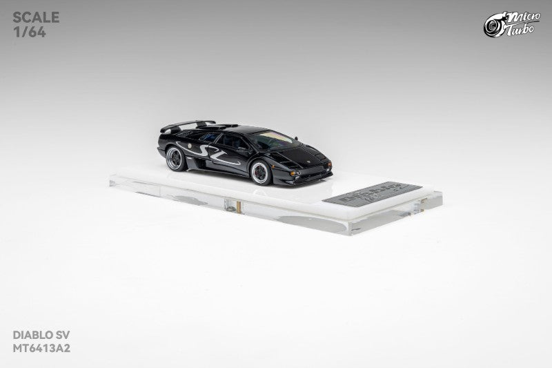 MICRO TURBO 1/64 LAMBORGUINI DIABLO PIANO BLACK