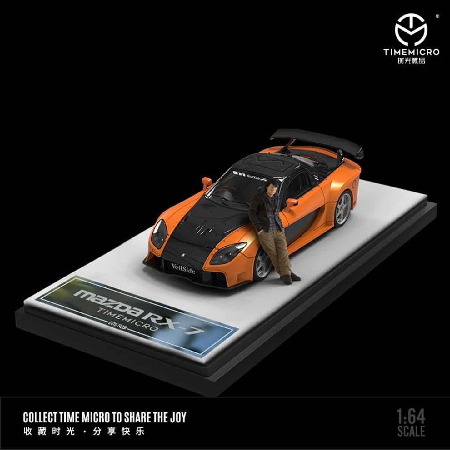 TimeMicro Mazda RX-7 VeilSide Fast And Furious con figura