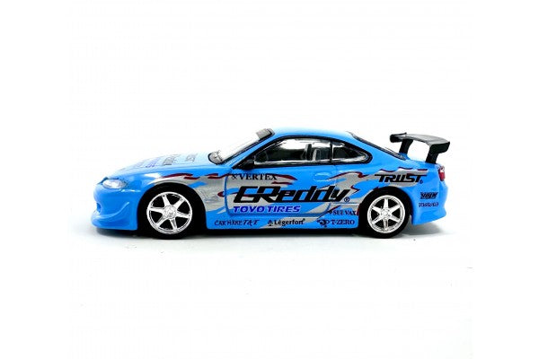 Tarmac Works 1/64 VERTEX Nissan Silvia S15 GReddy - Mijo Special Edition - GLOBAL64