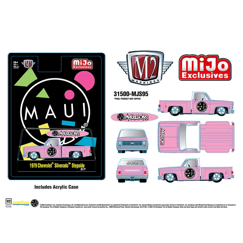 M2 1/64 1979 CHEVROLET SOLVERADO STEPSIDE MAUI