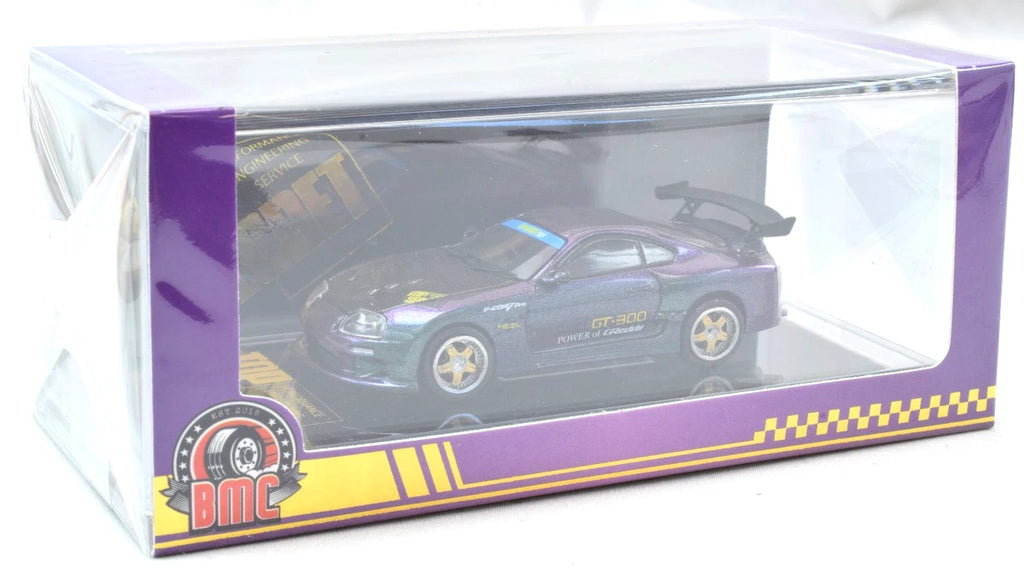 BMC 1:64 Toyota Supra (JZA80) Top Secret - Chameleon Purple - BM Creations Exclusive